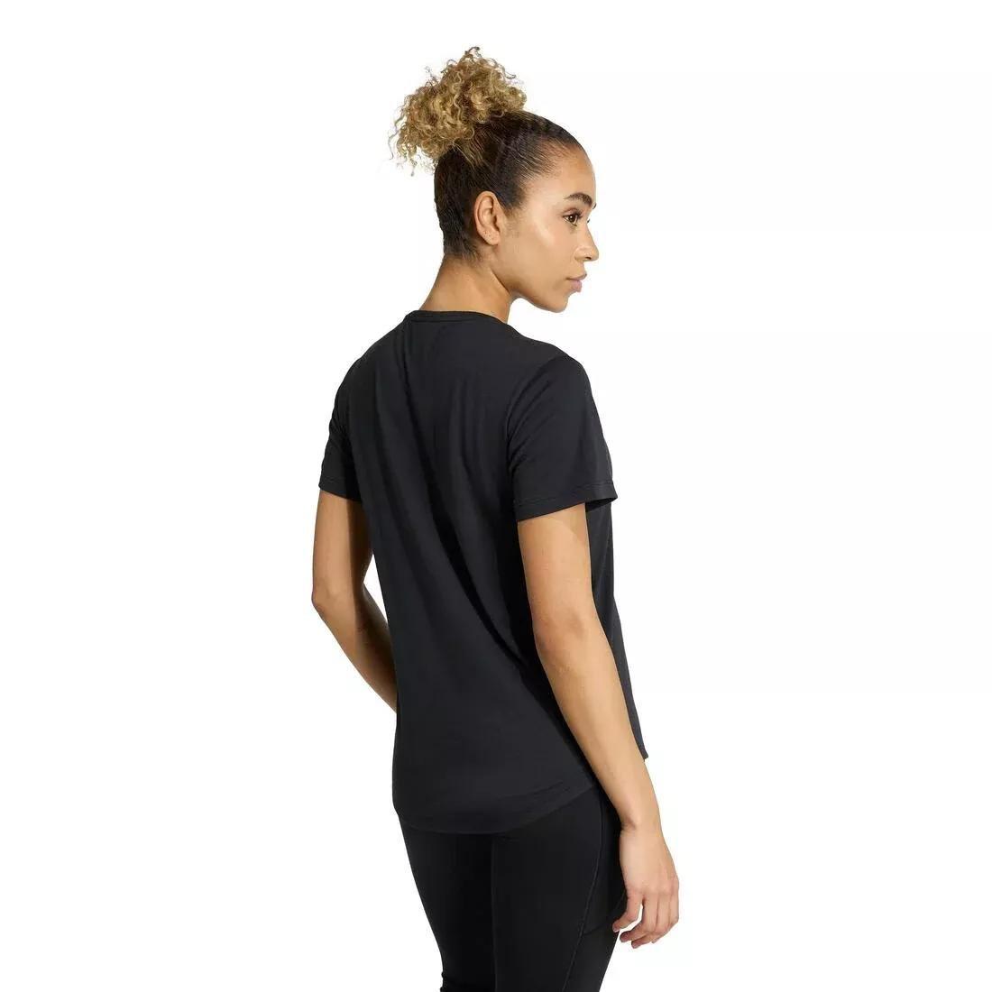 Yoga Essentials T-Shirt, Black, No Color, large image number 1