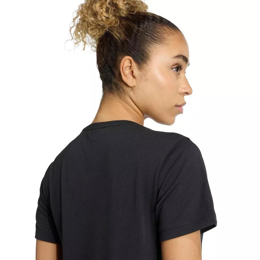 Yoga Essentials T-Shirt, Black, No Color, large image number 3