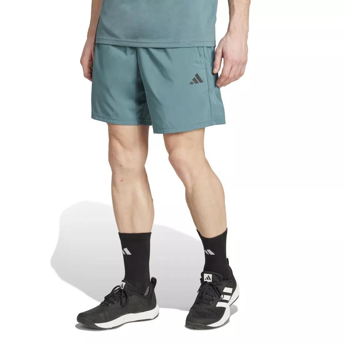 Train Essentials Woven Training Shorts, Green, , large image number 0