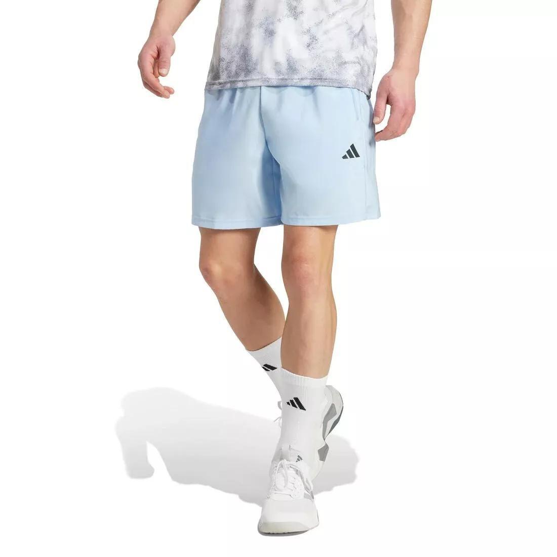 Train Essentials Woven Training Shorts, Blue, No Color, large image number 0
