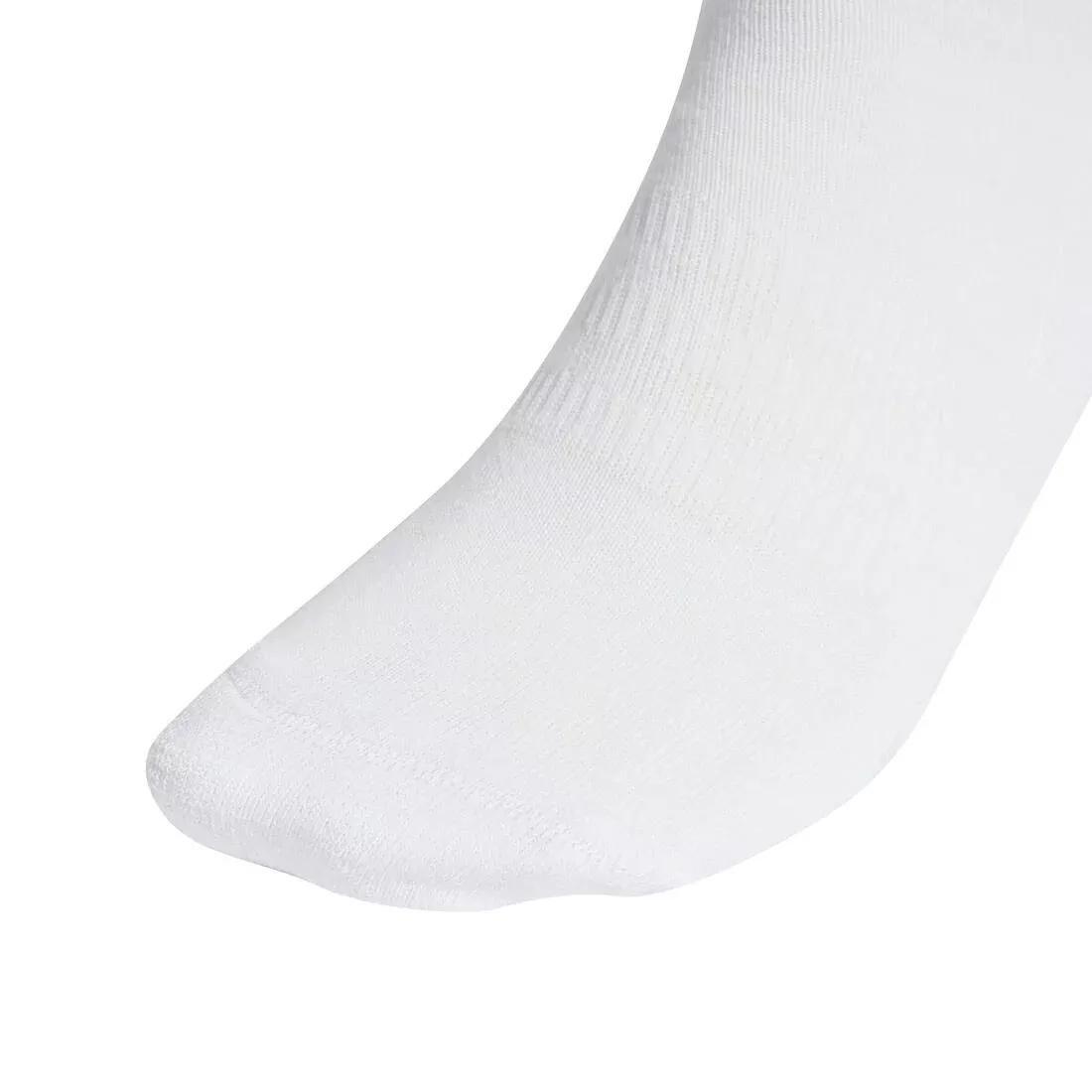 Unisex Cushioned Crew Socks - 3 Pairs, White, , large image number 2