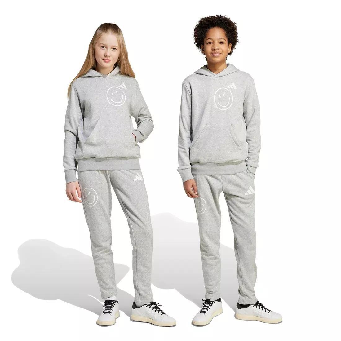 Kids Unisex adidas X Smileyworld Joggers, Grey, No Color, large image number 1
