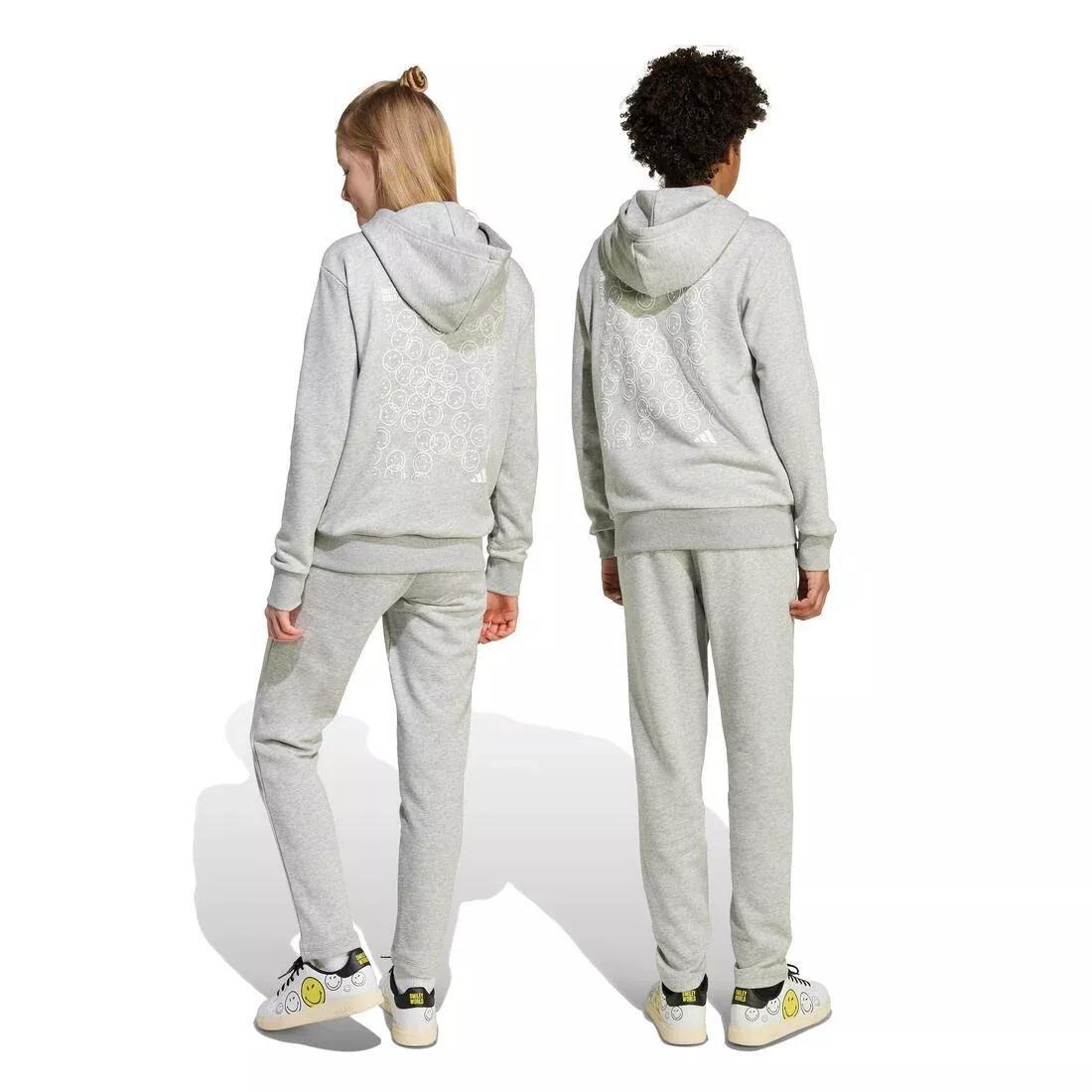 Kids Unisex adidas X Smileyworld Joggers, Grey, No Color, large image number 3