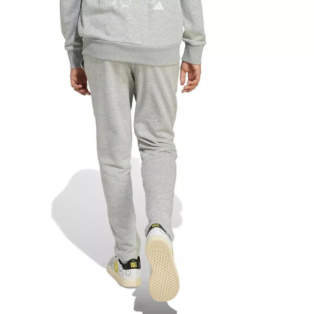 Kids Unisex adidas X Smileyworld Joggers, Grey, No Color, large image number 4