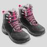 QUECHUA - Warm Waterproof Hiking Shoes - Sh520 X-Warm Mid, Black