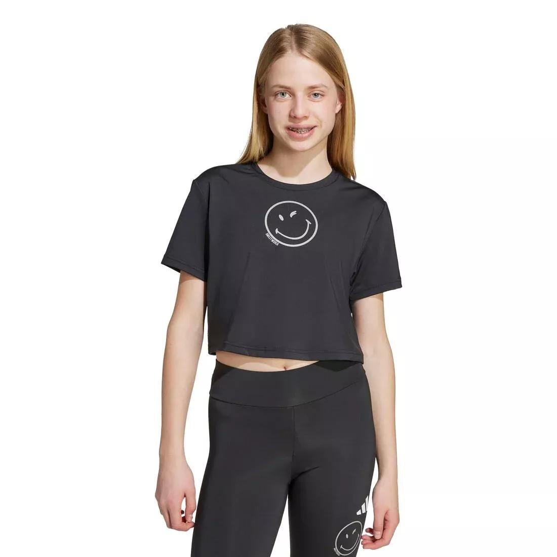 Kids adidas X Smileyworld Training T-Shirt , Black, No Color, medium