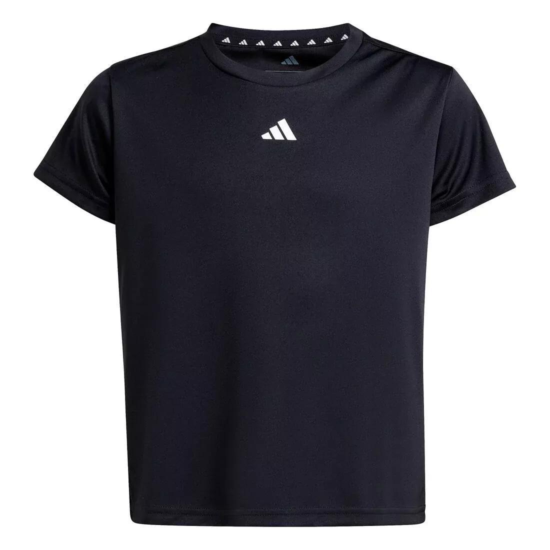 Kids Train Essentials Regular Fit Logo Training T-Shirt , Black, No Color, large image number 6