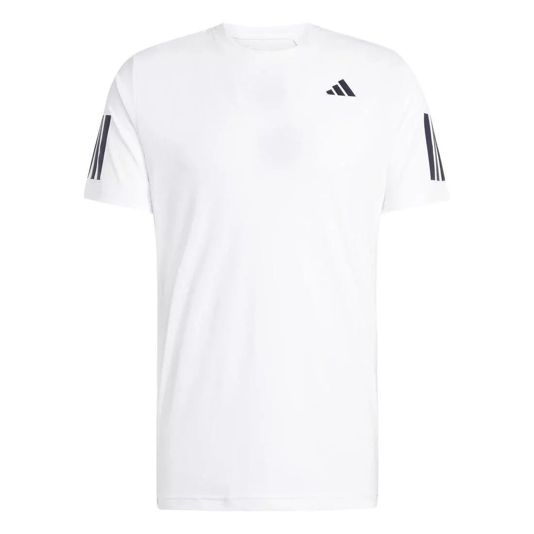 Club Tennis Climacool 3-Stripes T-Shirt, White, No Color, large image number 6