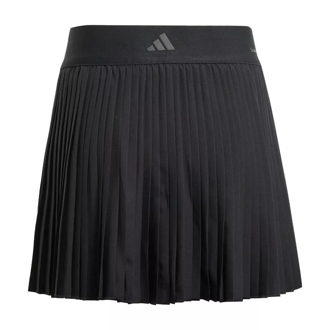 Kids Unisex Club Tennis Climacool Pleated Skirt, Black, , medium