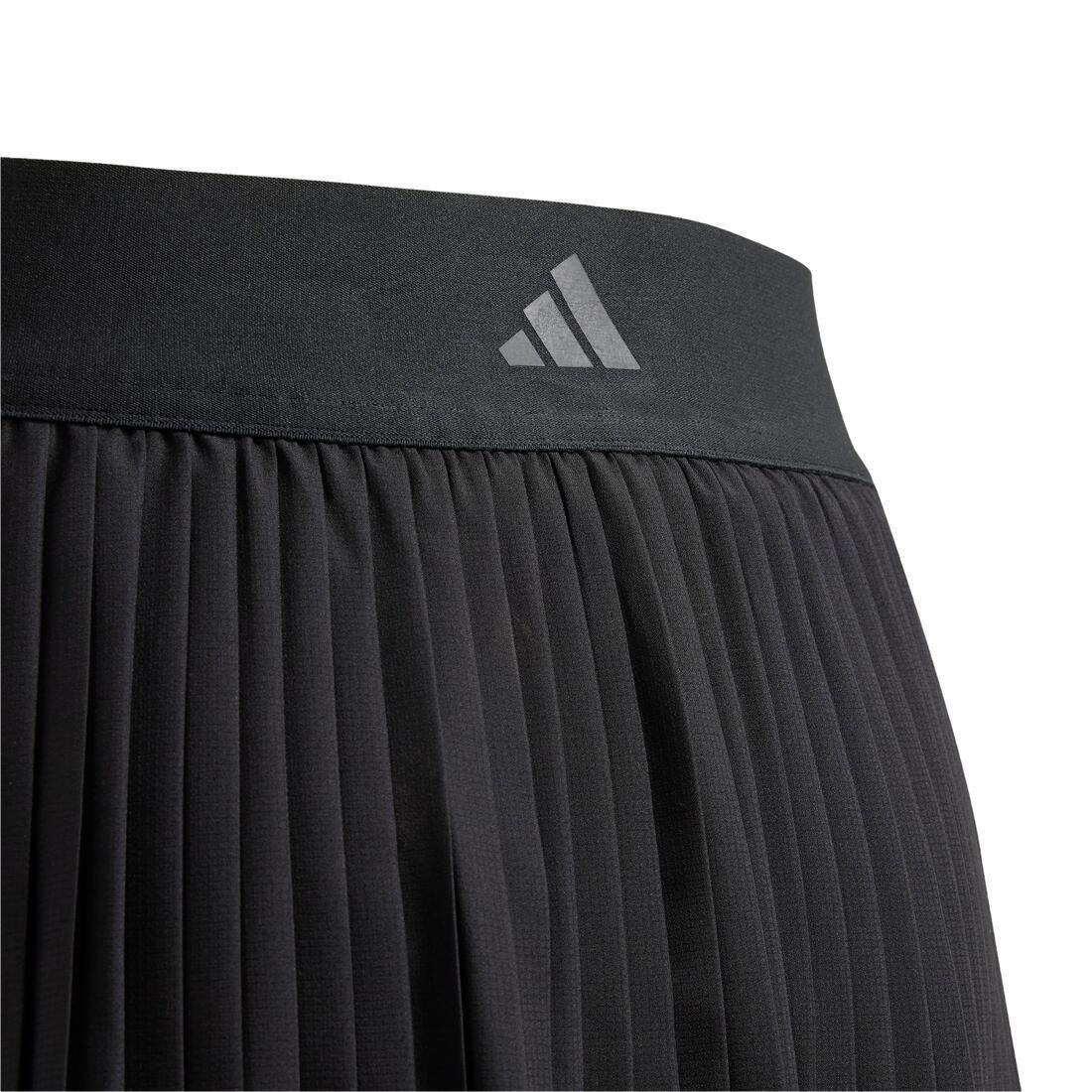 Kids Unisex Club Tennis Climacool Pleated Skirt, Black, , large image number 4