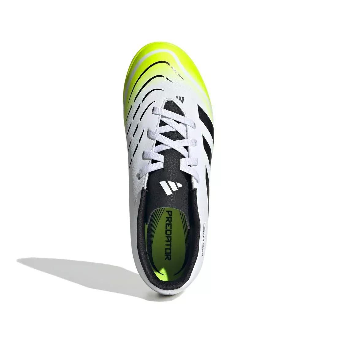 Kids Unisex Predator Club Turf Boots, White, No Color, large image number 3