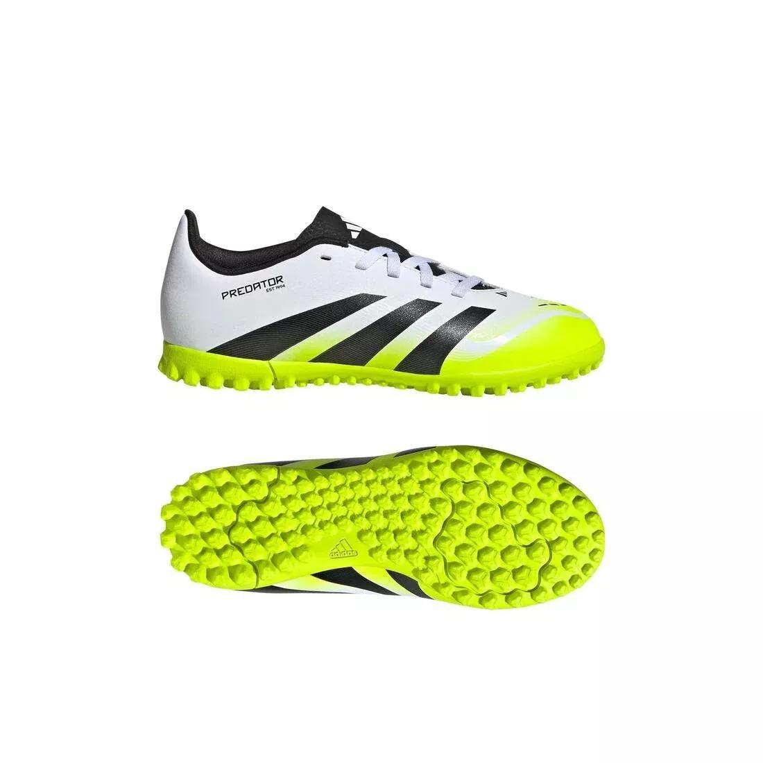 Kids Unisex Predator Club Turf Boots, White, No Color, large image number 5