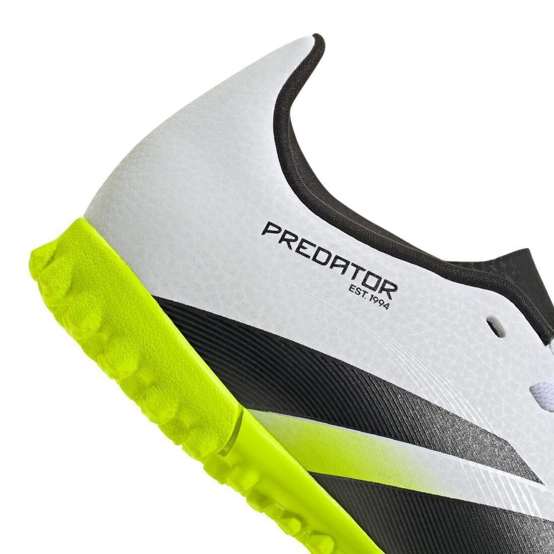 Kids Unisex Predator Club Turf Boots, White, No Color, large image number 7