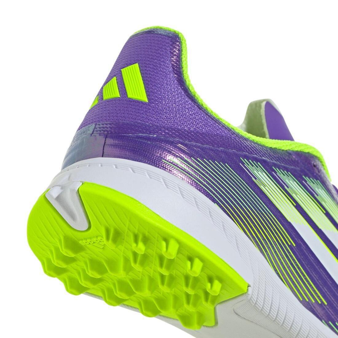 Kids Unisex F50 League Turf Boots, Purple, No Color, large image number 9