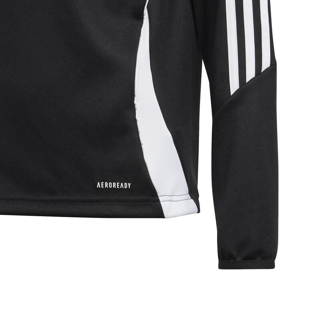 Kids Unisex Tiro 24 Training Top, Black, No Color, large image number 3