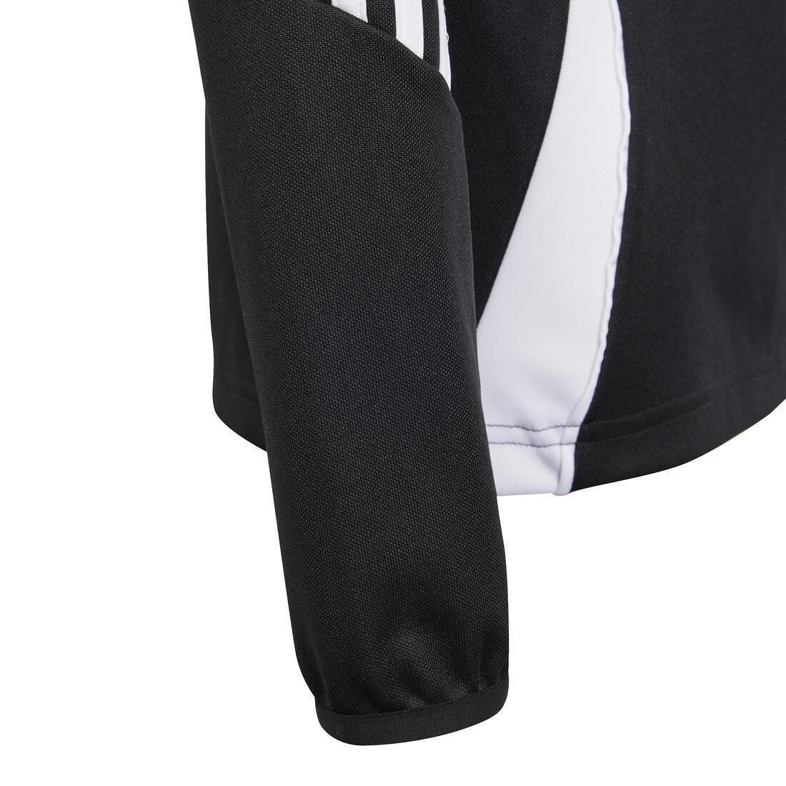 Kids Unisex Tiro 24 Training Top, Black, No Color, large image number 4