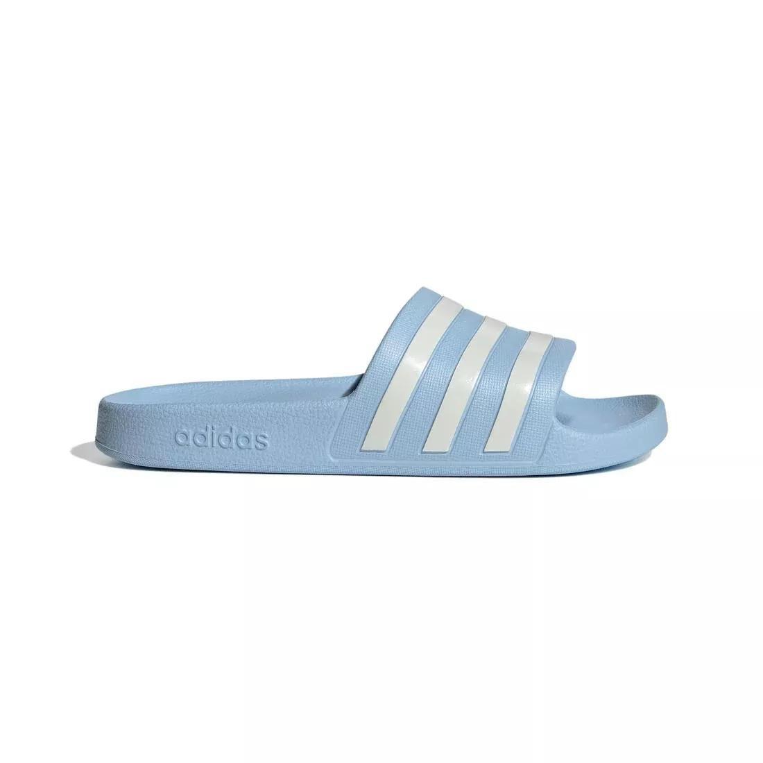 Adilette Aqua Slides, Blue, No Color, medium