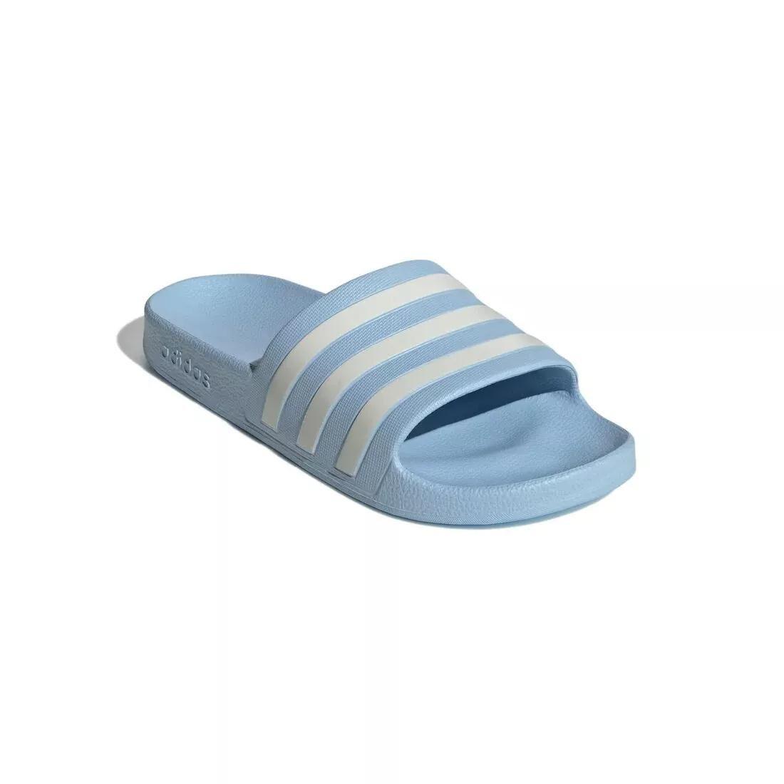 Adilette Aqua Slides, Blue, No Color, medium