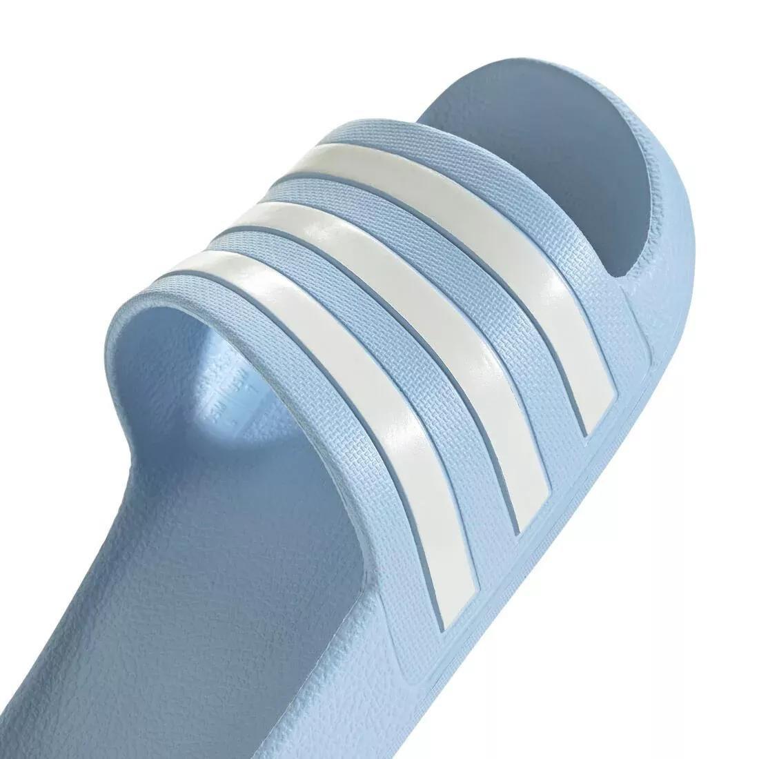 Adilette Aqua Slides, Blue, No Color, large image number 5