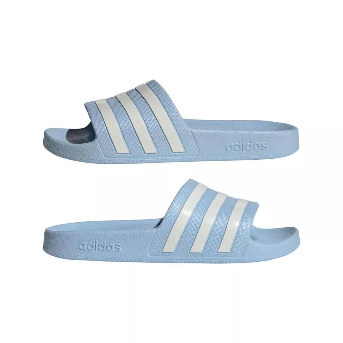 Adilette Aqua Slides, Blue, No Color, large image number 6