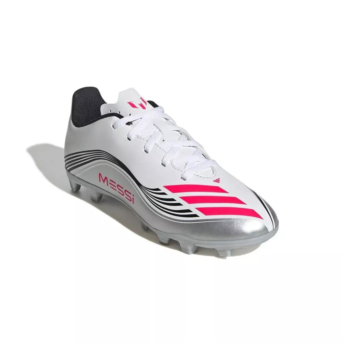 Kids Unisex F50 Messi Club Firm/Multi-Ground Boots, White, No Color, medium
