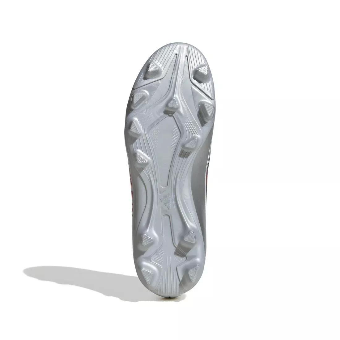 Kids Unisex F50 Messi Club Firm/Multi-Ground Boots, White, No Color, large image number 5