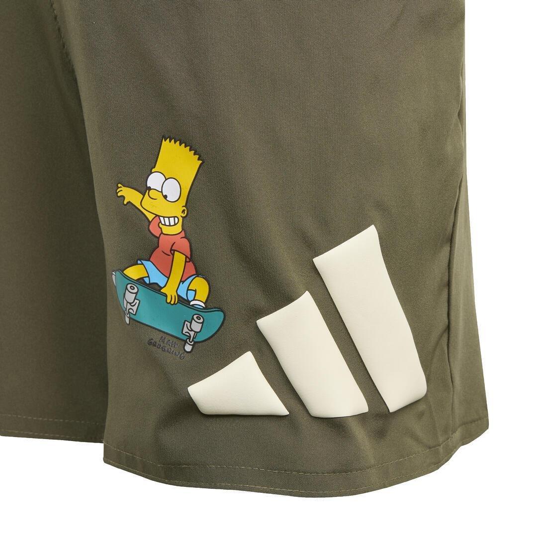 Kids adidas The Simpsons Swim Shorts , Green, No Color, large image number 5