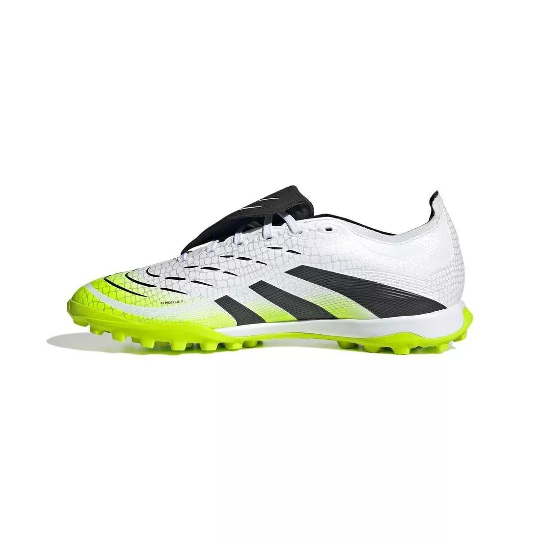Unisex Predator League Fold-Over Tongue Turf Boots, White, No Color, large image number 3