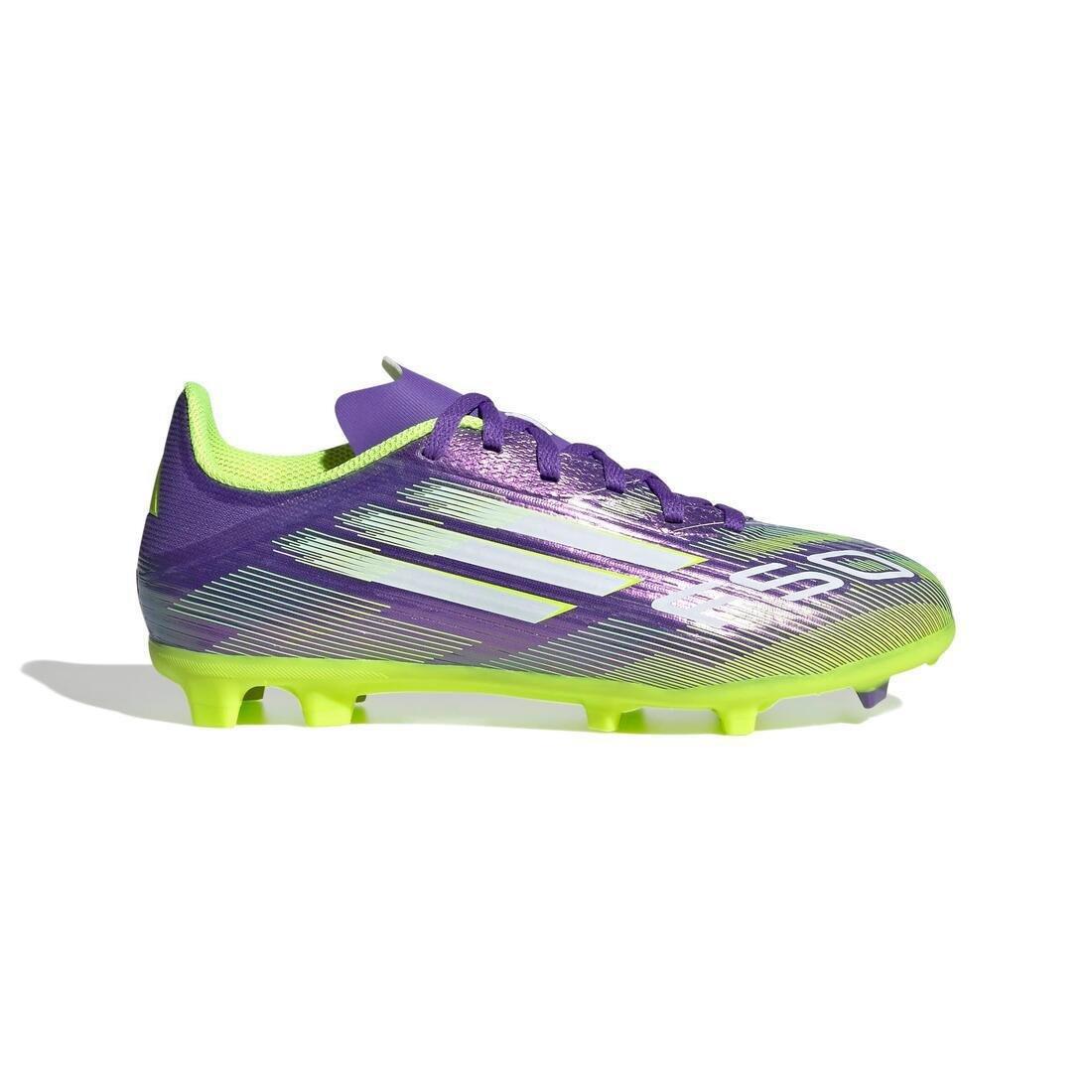 Kids Unisex F50 League Firm/Multi-Ground Boots, Purple, No Color, medium