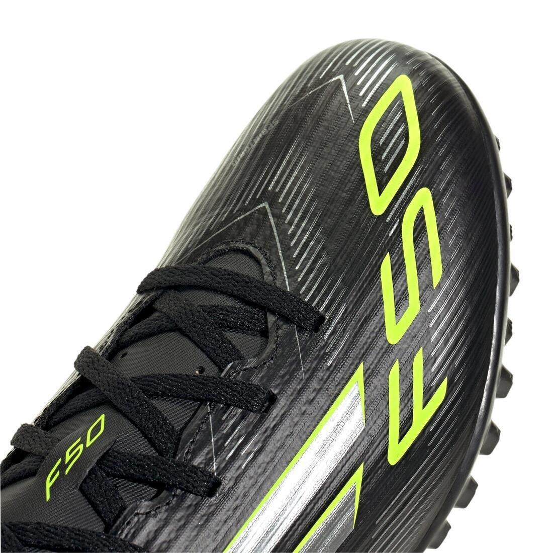 Unisex F50 Club Turf Boots, Black, No Color, large image number 7
