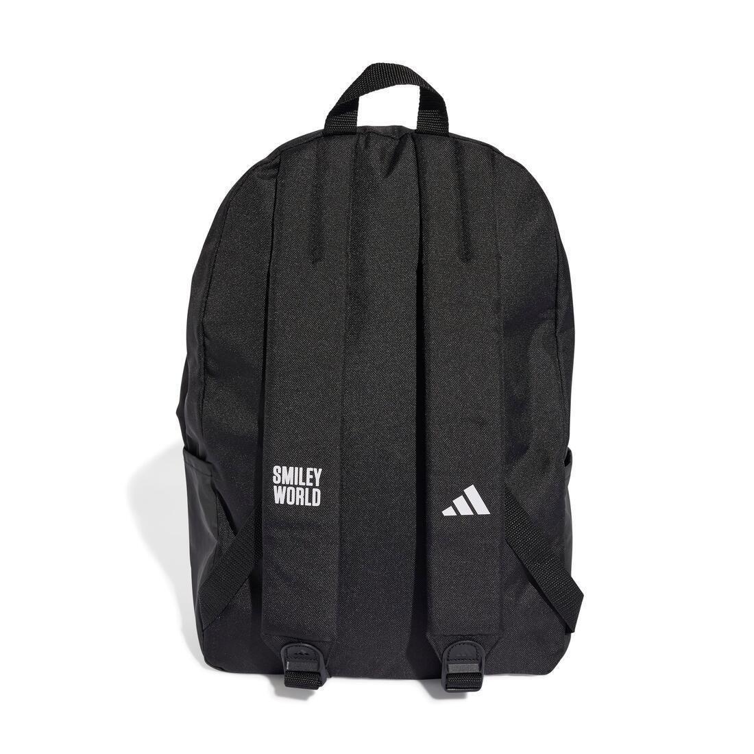 Kids Unisex adidas Smiley Backpack, Black, No Color, large image number 3