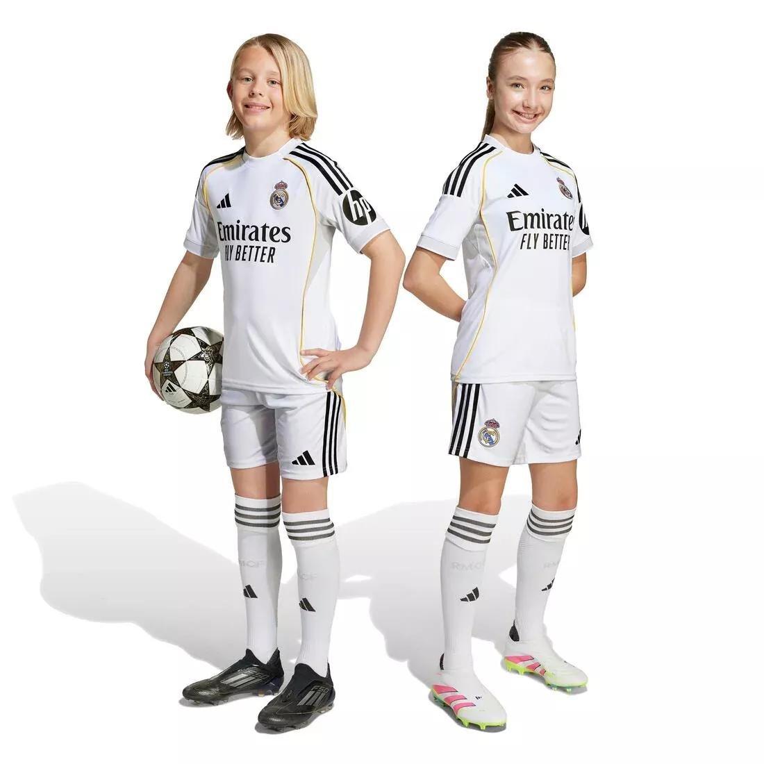 Kids Unisex Real Madrid 25/26 Home Kit, White, , large image number 3