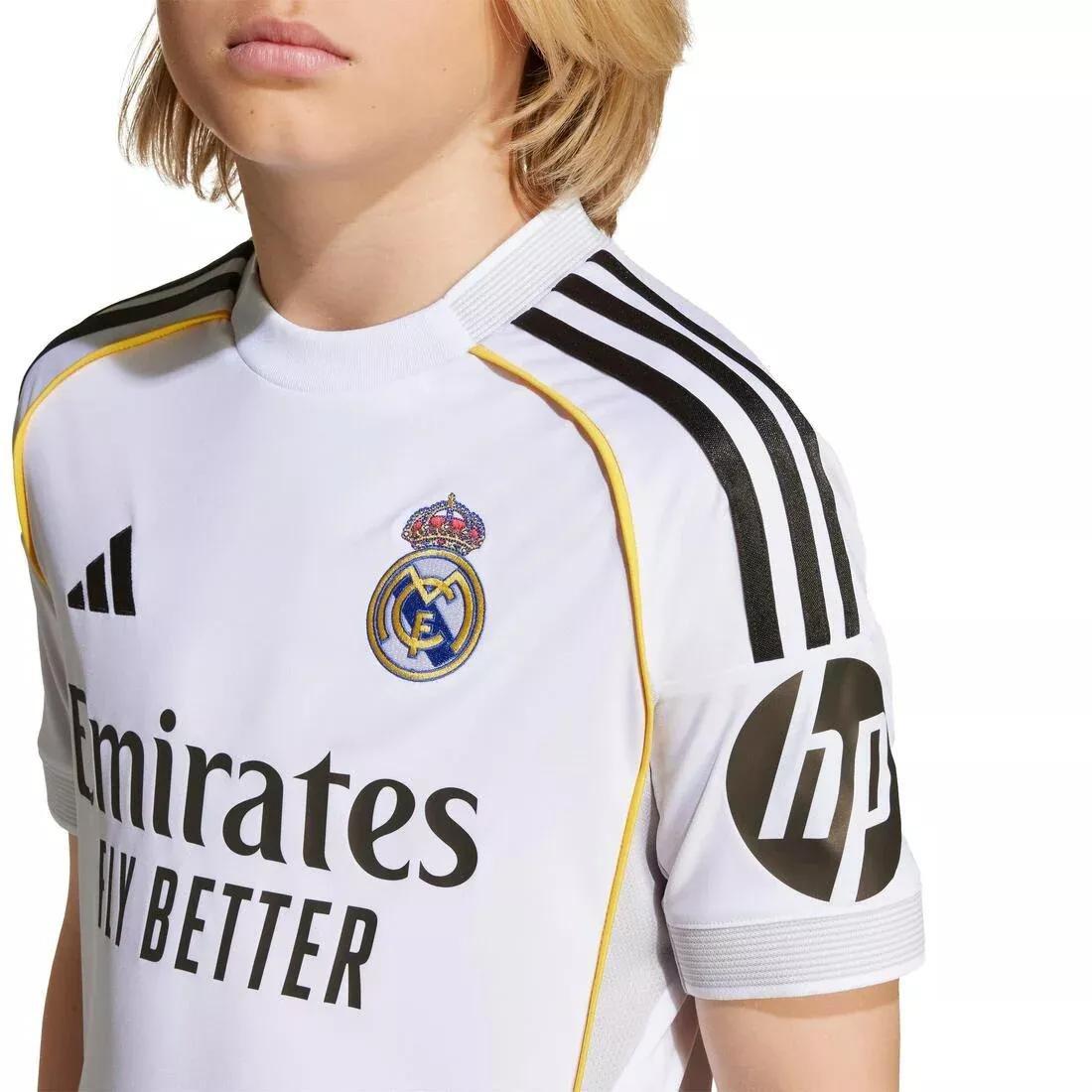 Kids Unisex Real Madrid 25/26 Home Kit, White, , large image number 5