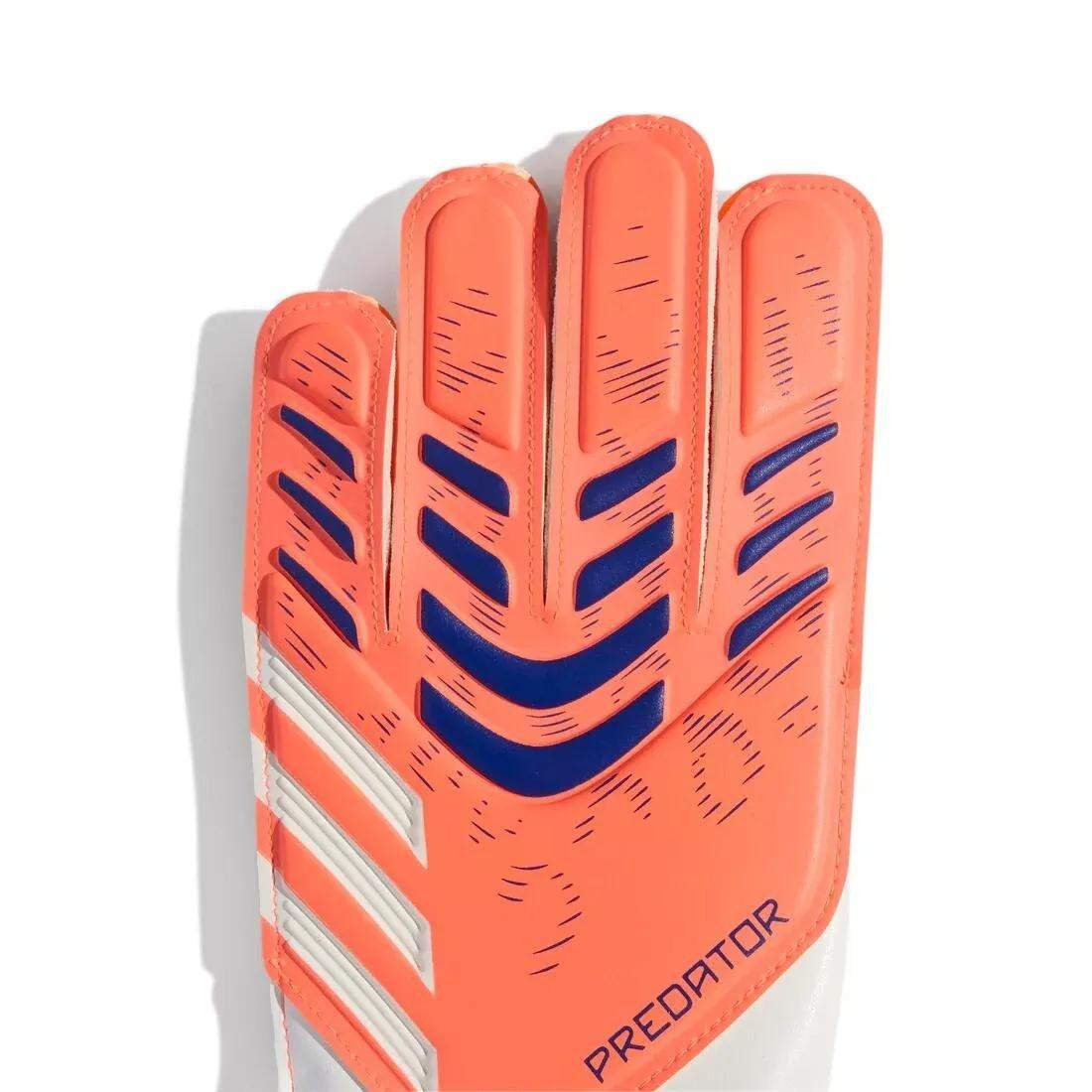 Kids Unisex Predator Training Goalkeeper Gloves, Orange, No Color, large image number 1
