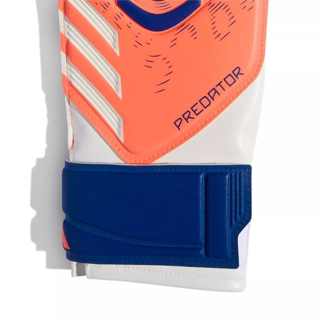 Kids Unisex Predator Training Goalkeeper Gloves, Orange, No Color, large image number 2