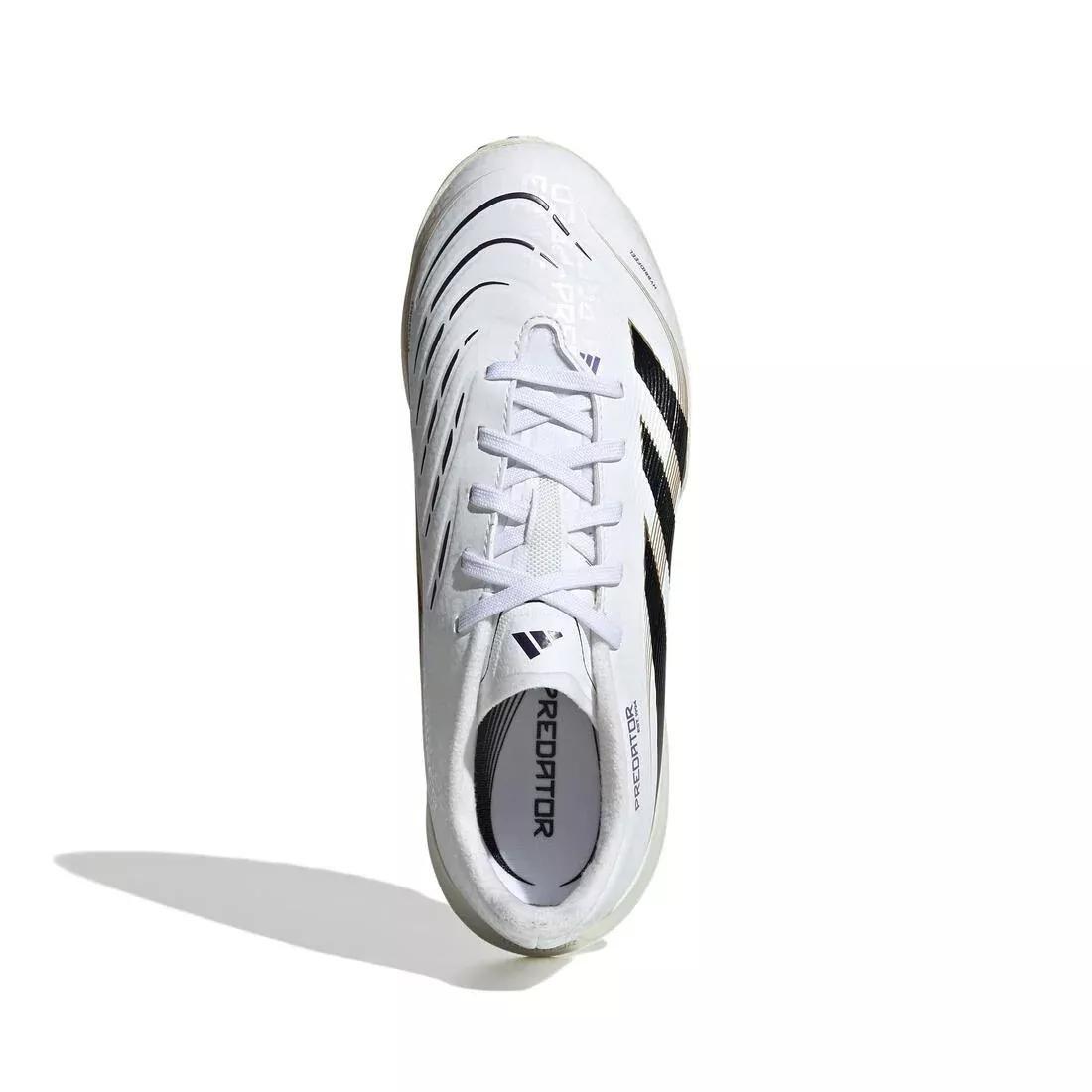 Kids Unisex Predator League Turf Boots, White, No Color, large image number 3