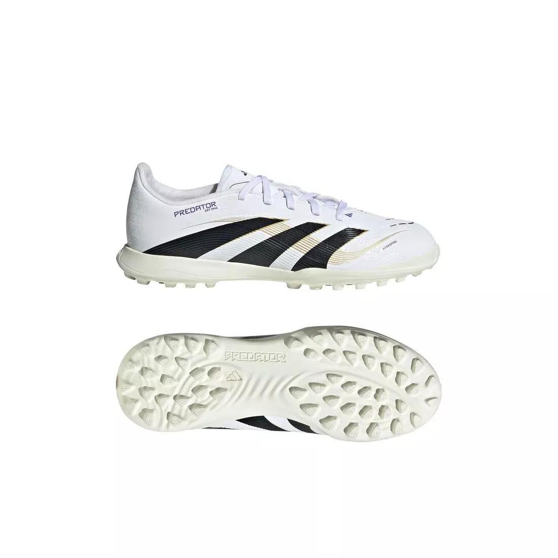 Kids Unisex Predator League Turf Boots, White, No Color, large image number 5