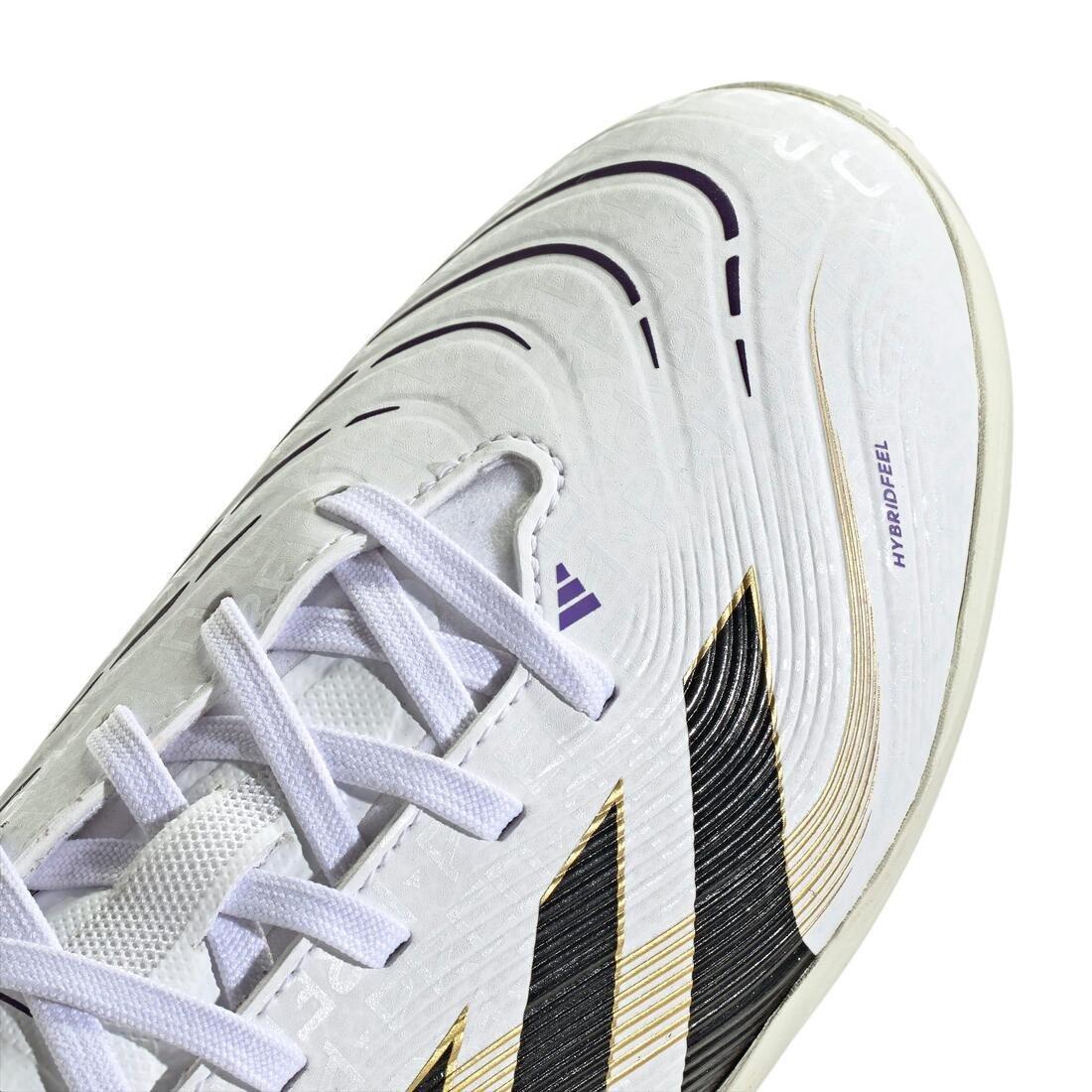 Kids Unisex Predator League Turf Boots, White, No Color, large image number 6