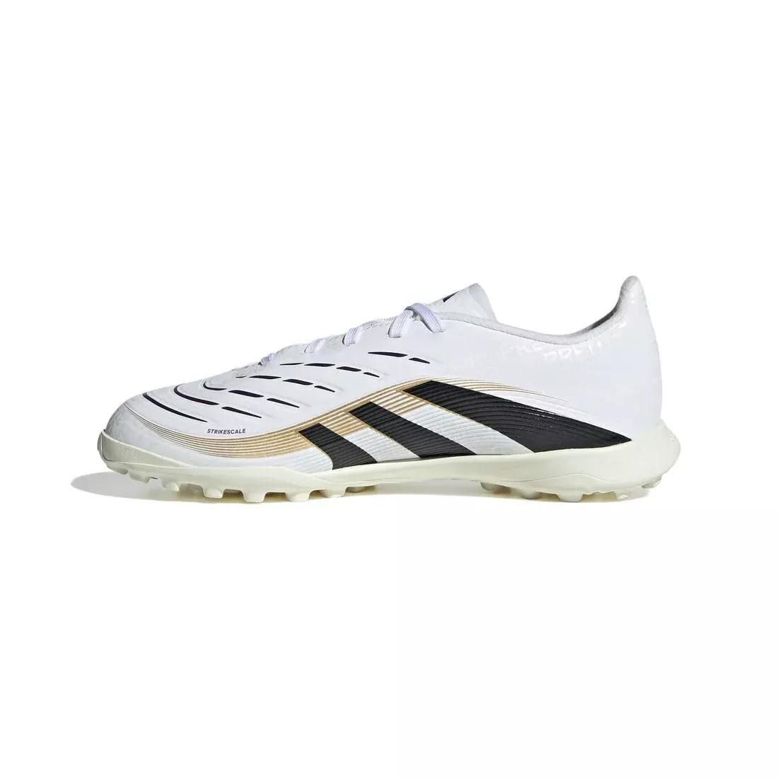 Kids Unisex Predator League Turf Boots, White, No Color, large image number 7