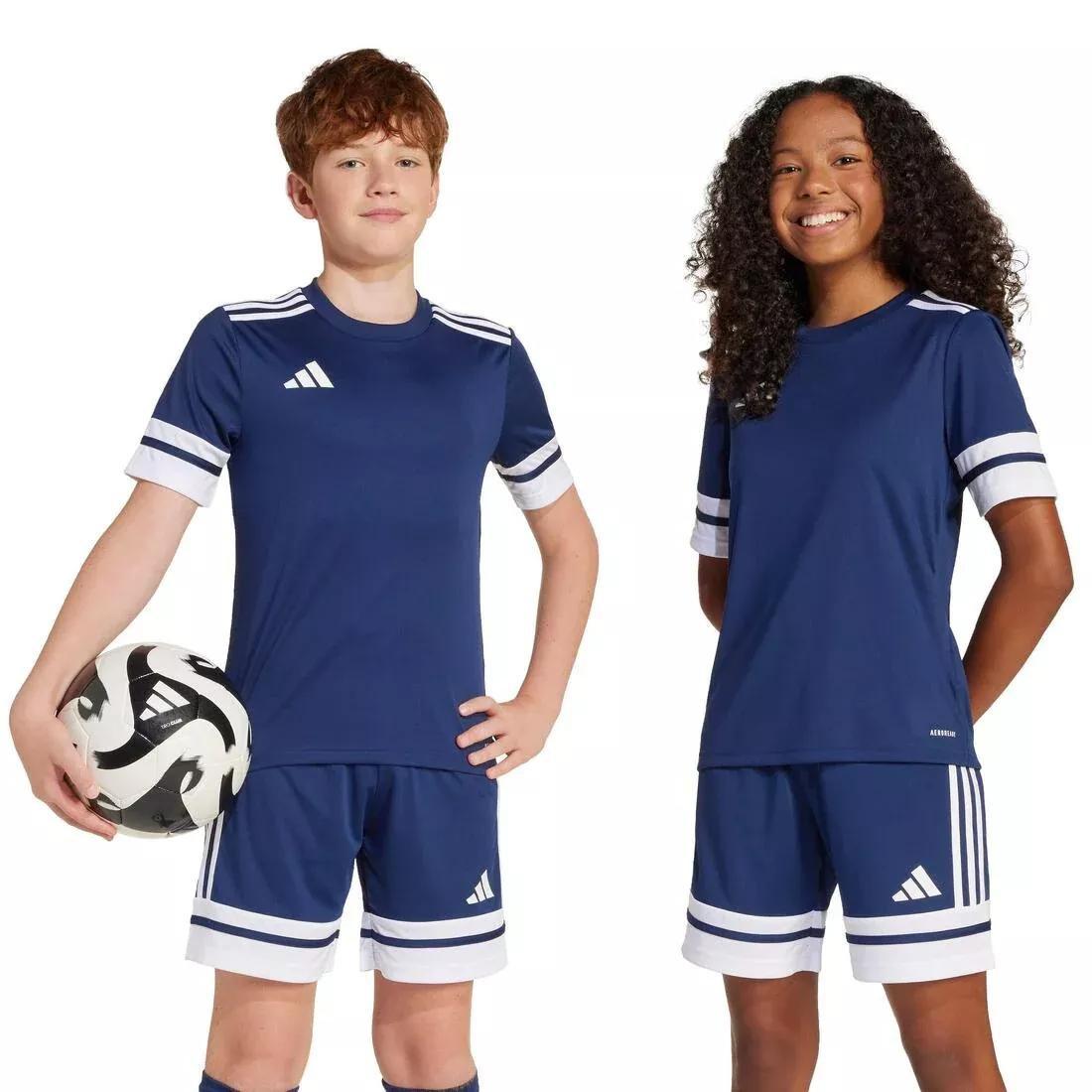 Kids Unisex Squadra 25 Jersey, Navy, No Color, large image number 0