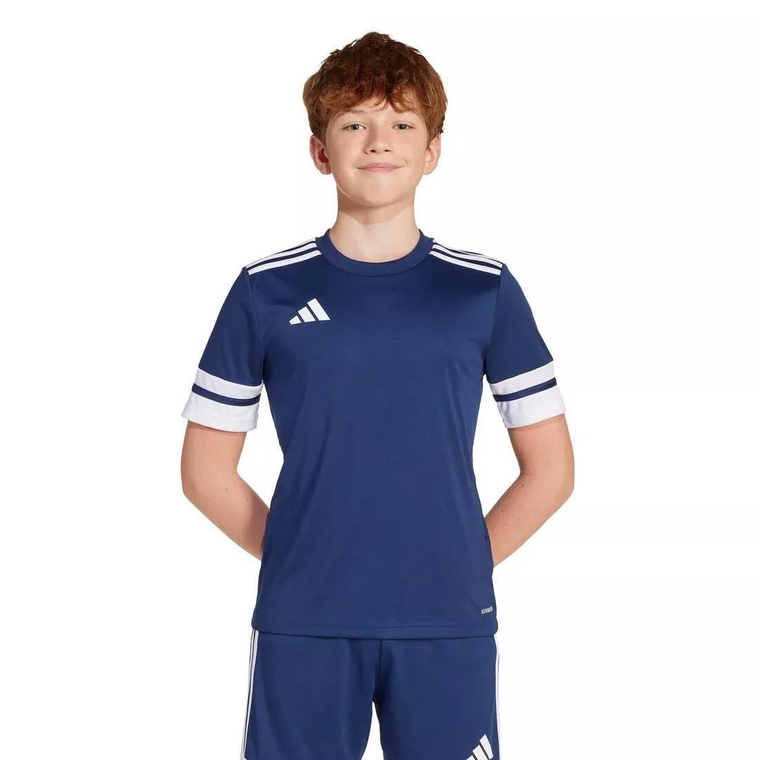 Kids Unisex Squadra 25 Jersey, Navy, No Color, large image number 2