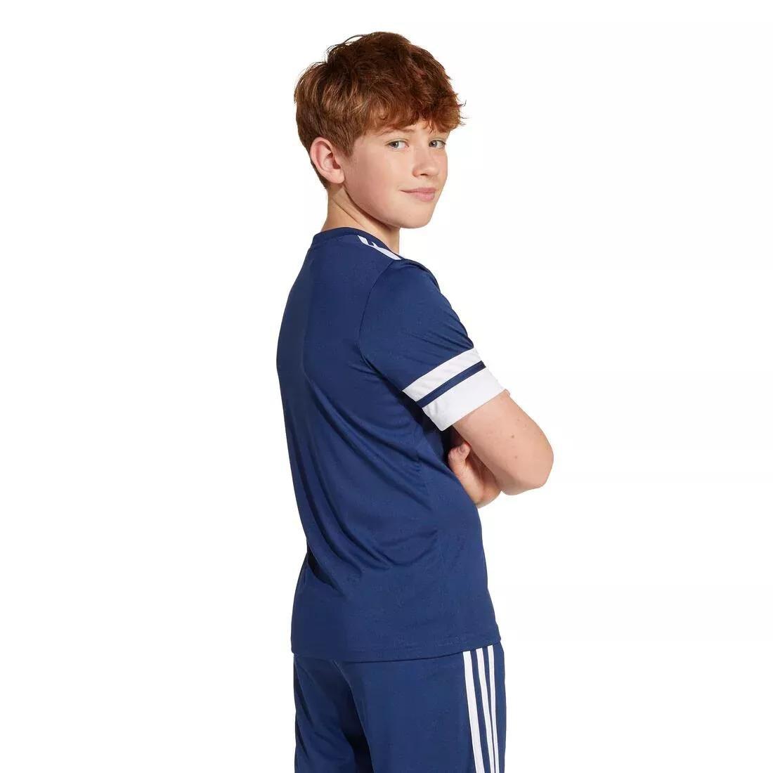 Kids Unisex Squadra 25 Jersey, Navy, No Color, large image number 4