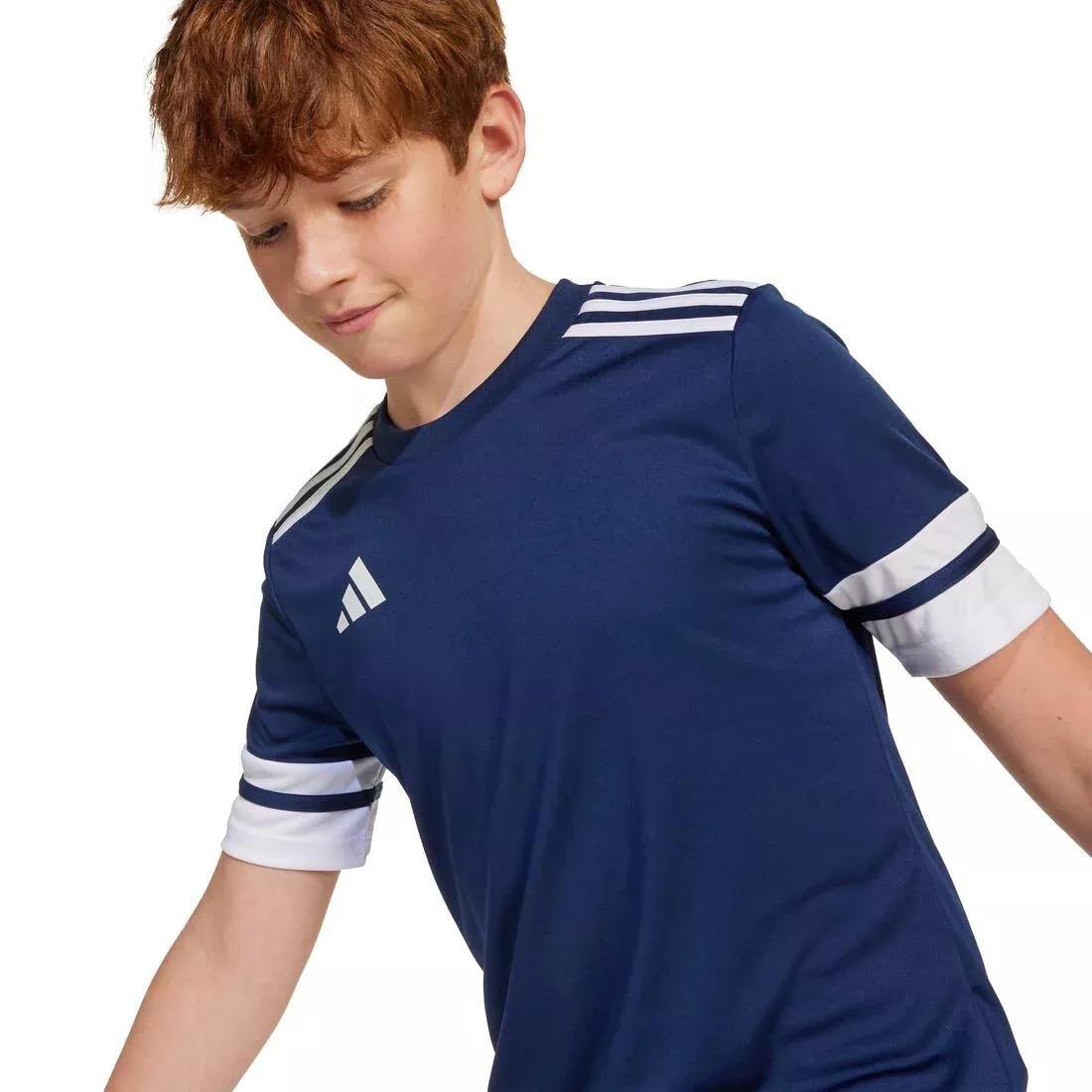 Kids Unisex Squadra 25 Jersey, Navy, No Color, large image number 6