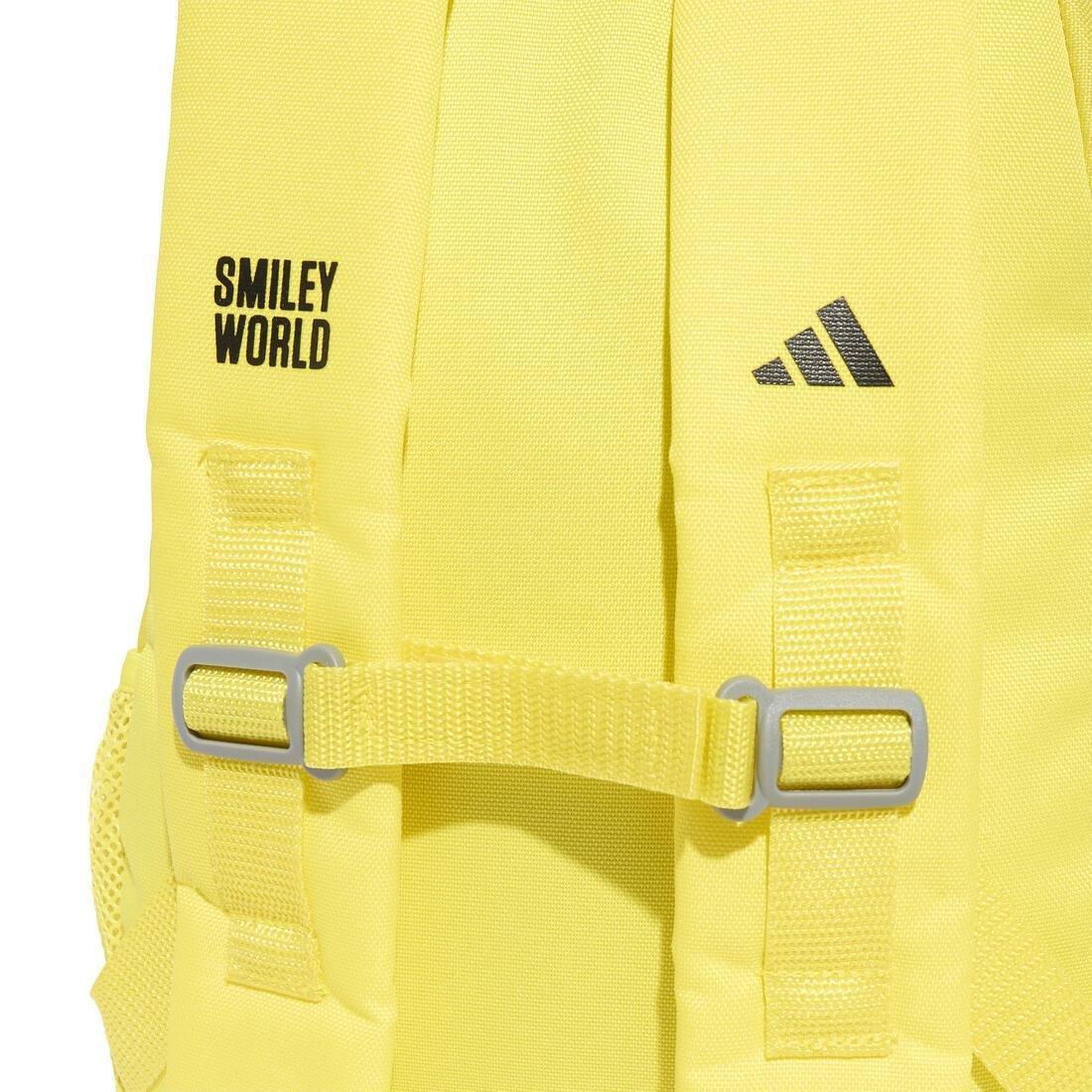 Kids Unisex Smiley Backpack, Yellow, No Color, large image number 4