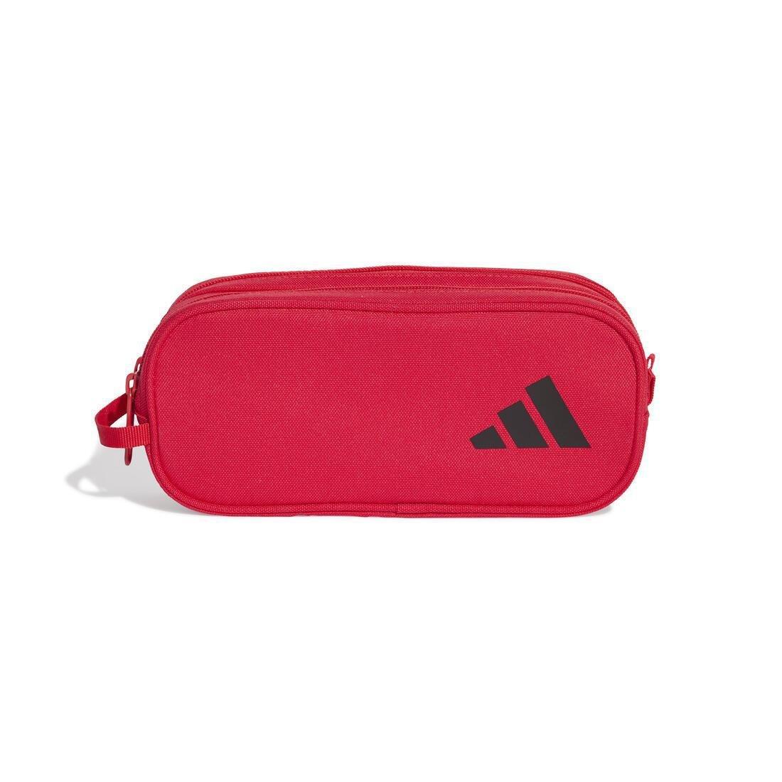 Kids Unisex Two Zipper Pencil Case, Red, No Color, large image number 2