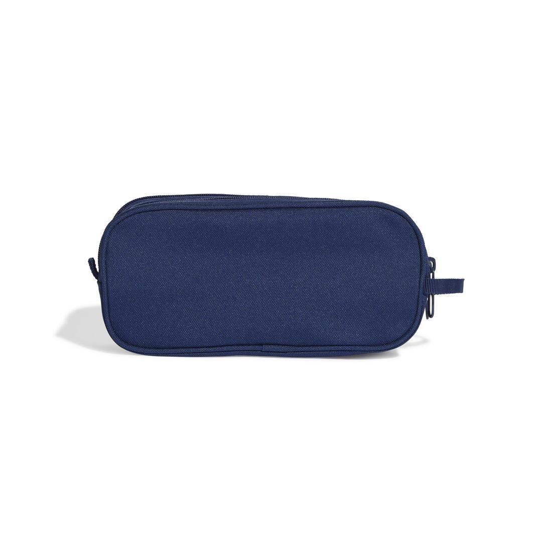 Kids Unisex Two Zipper Pencil Case, Navy, No Color, medium