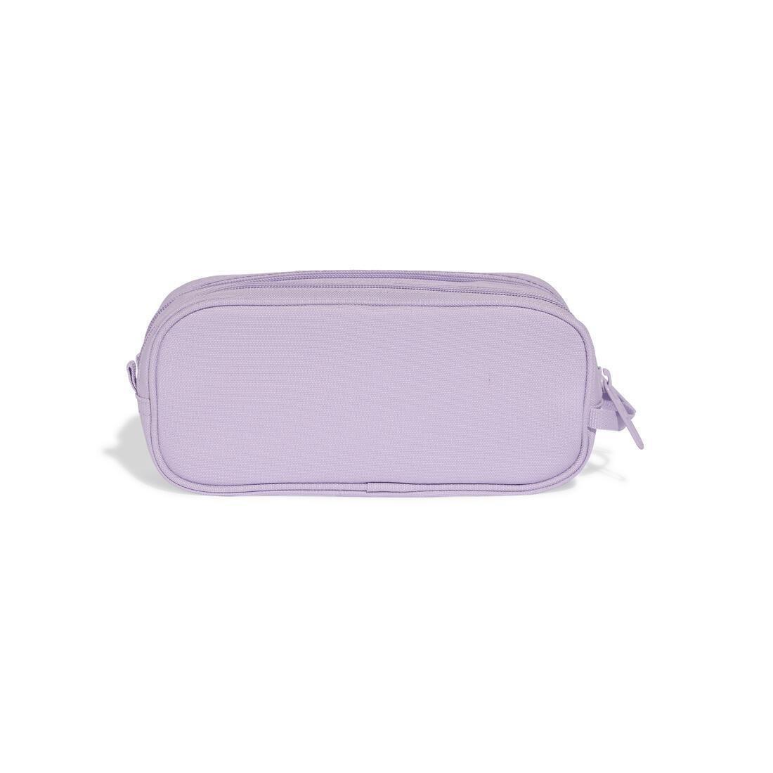 Kids Unisex Two Zipper Pencil Case, Purple, No Color, large image number 3