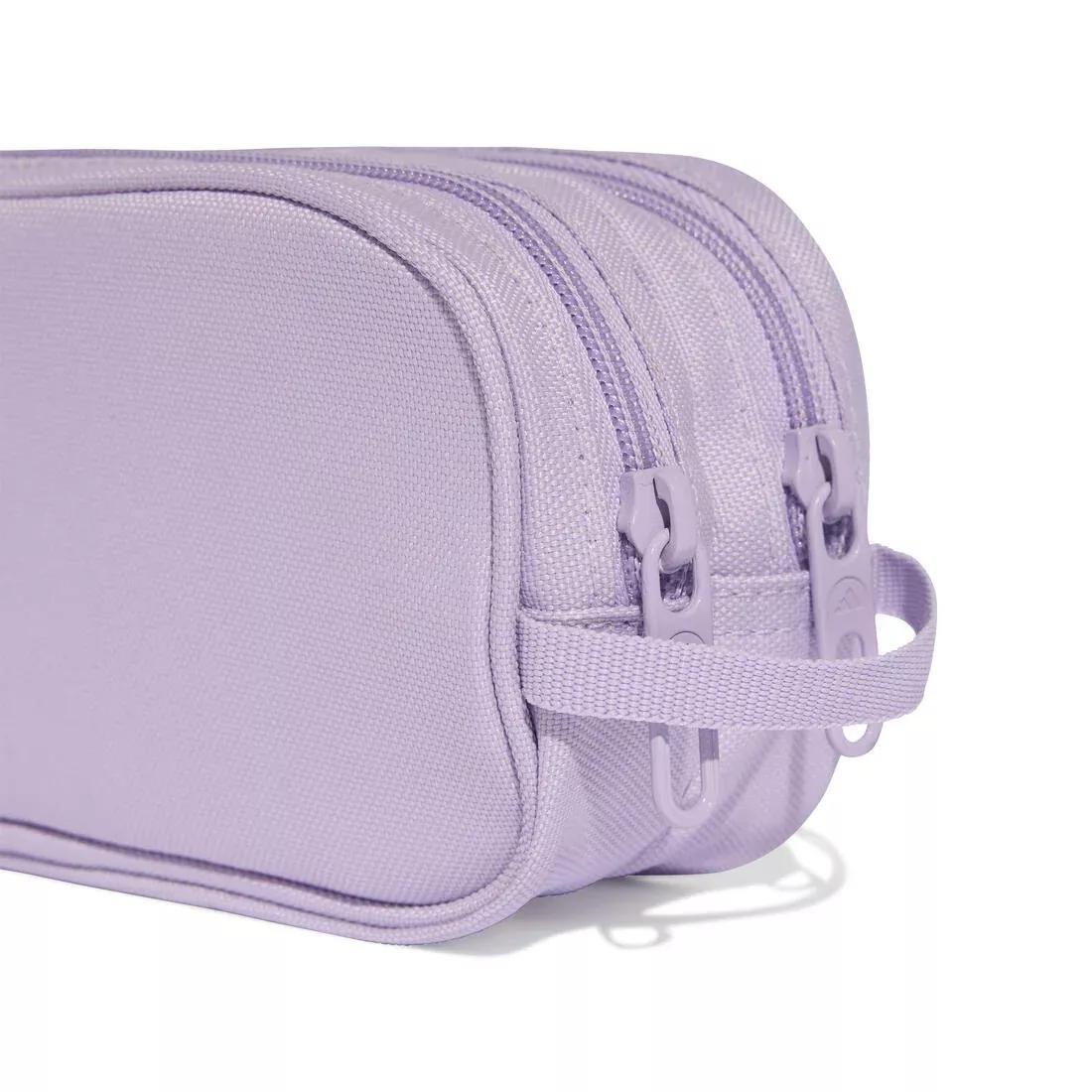 Kids Unisex Two Zipper Pencil Case, Purple, No Color, large image number 4