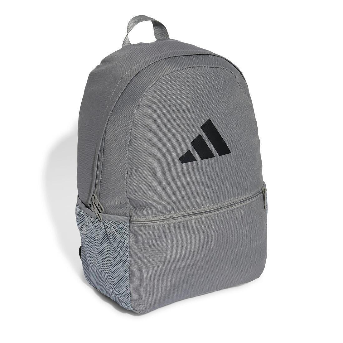 Unisex Backpack With Pencil Case, Grey, No Color, medium