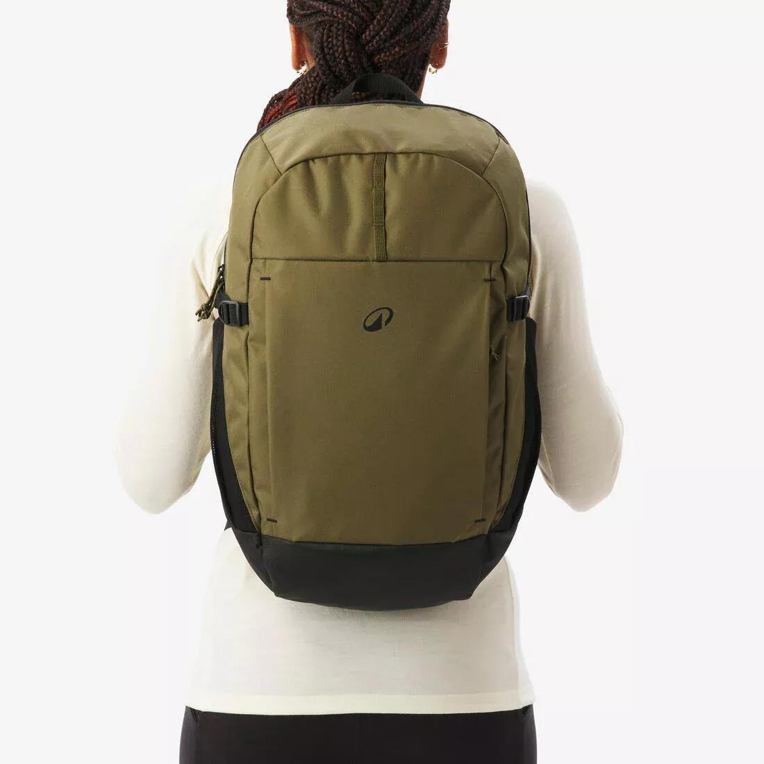 Hiking backpack 27 L - Arpenaz 100, Green, No Color, large image number 4